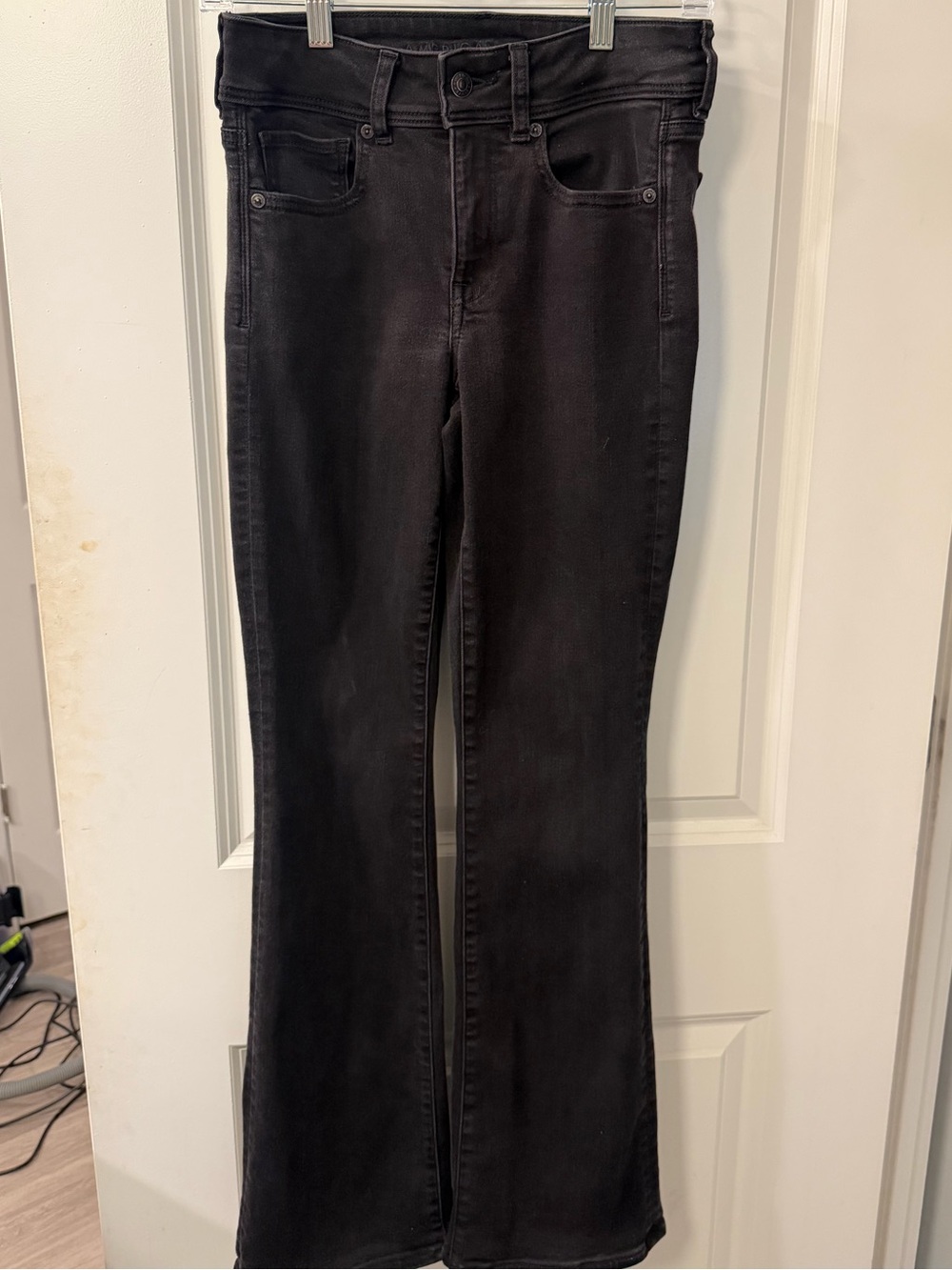 American Eagle Outfitters Black Flare Jeans